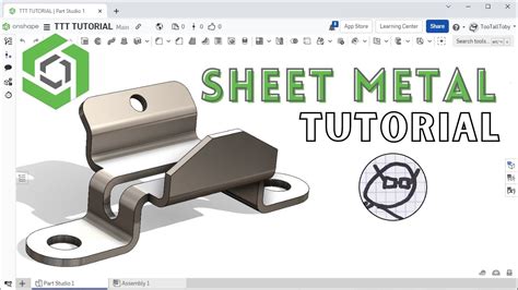 sheet metal in onshape|sheet metal design online.